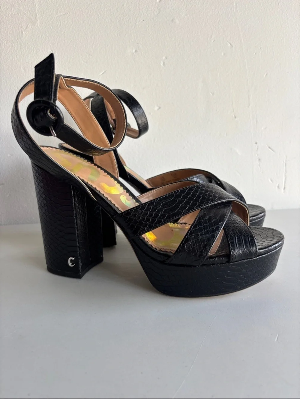 Circus by Sam Edelman Black Platform Heels